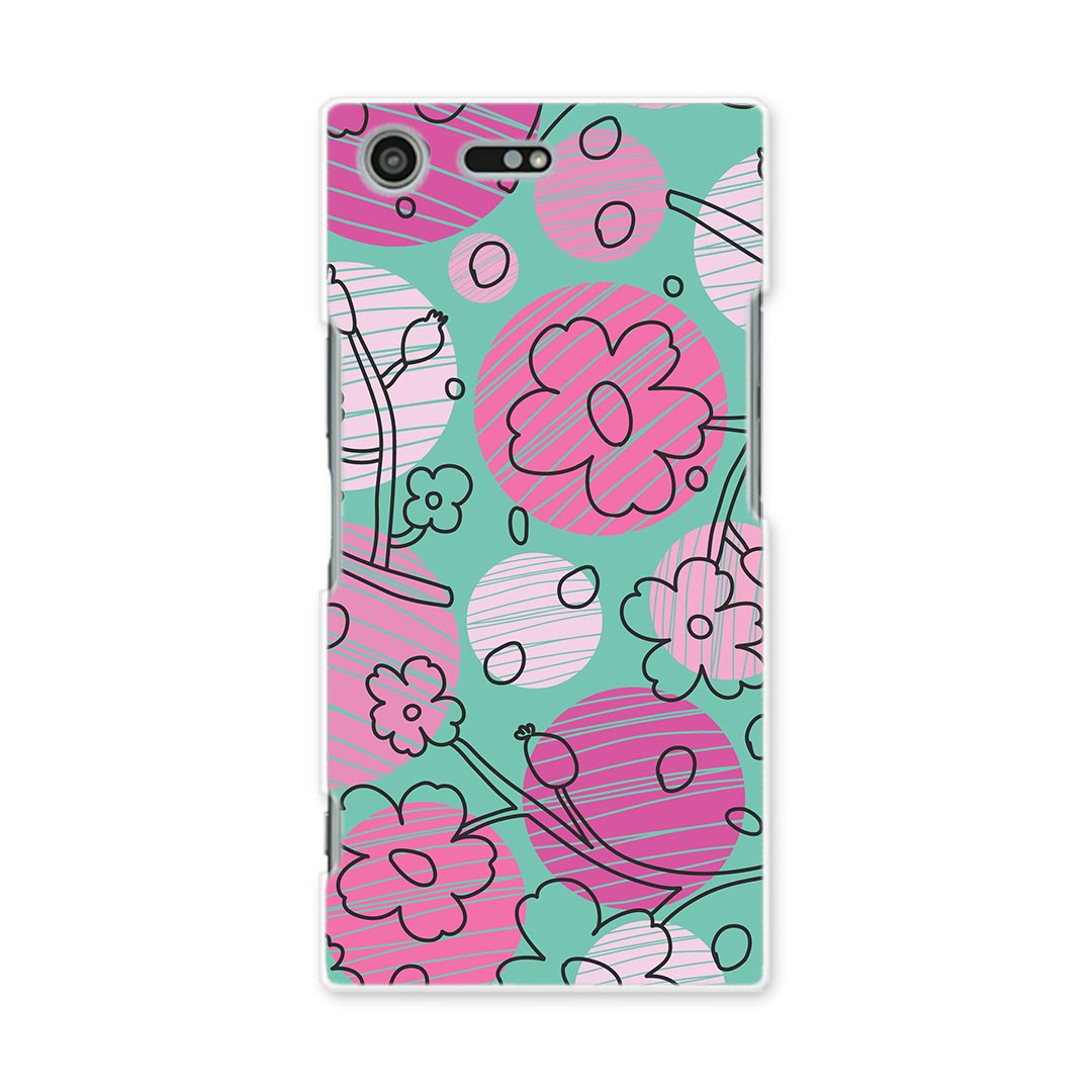 スマホ カバー あり ケース スマホケース スマホカバー TPU ソフトケース docomo au softbank 011842 花　フラワー　ピンク