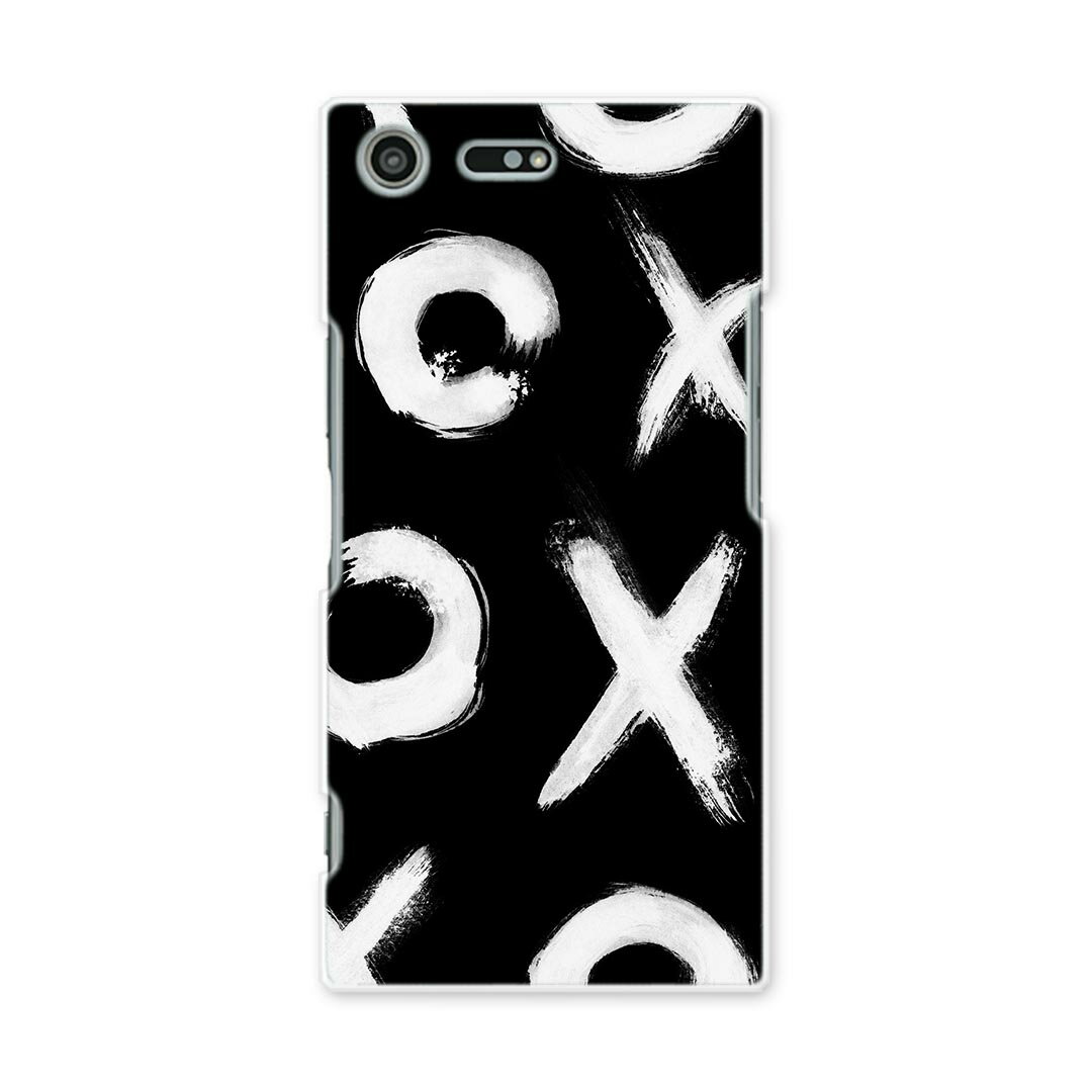 スマホ カバー あり ケース スマホケース スマホカバー TPU ソフトケース docomo au softbank 012301 マーク　白　黒