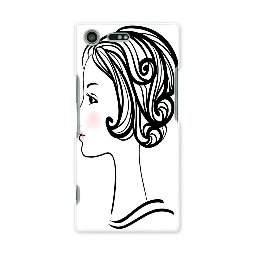 Rakuten - スマホ カバー あり ケース スマホケース スマホカバー TPU ソフトケース docomo au softbank 013219 女性　イラスト