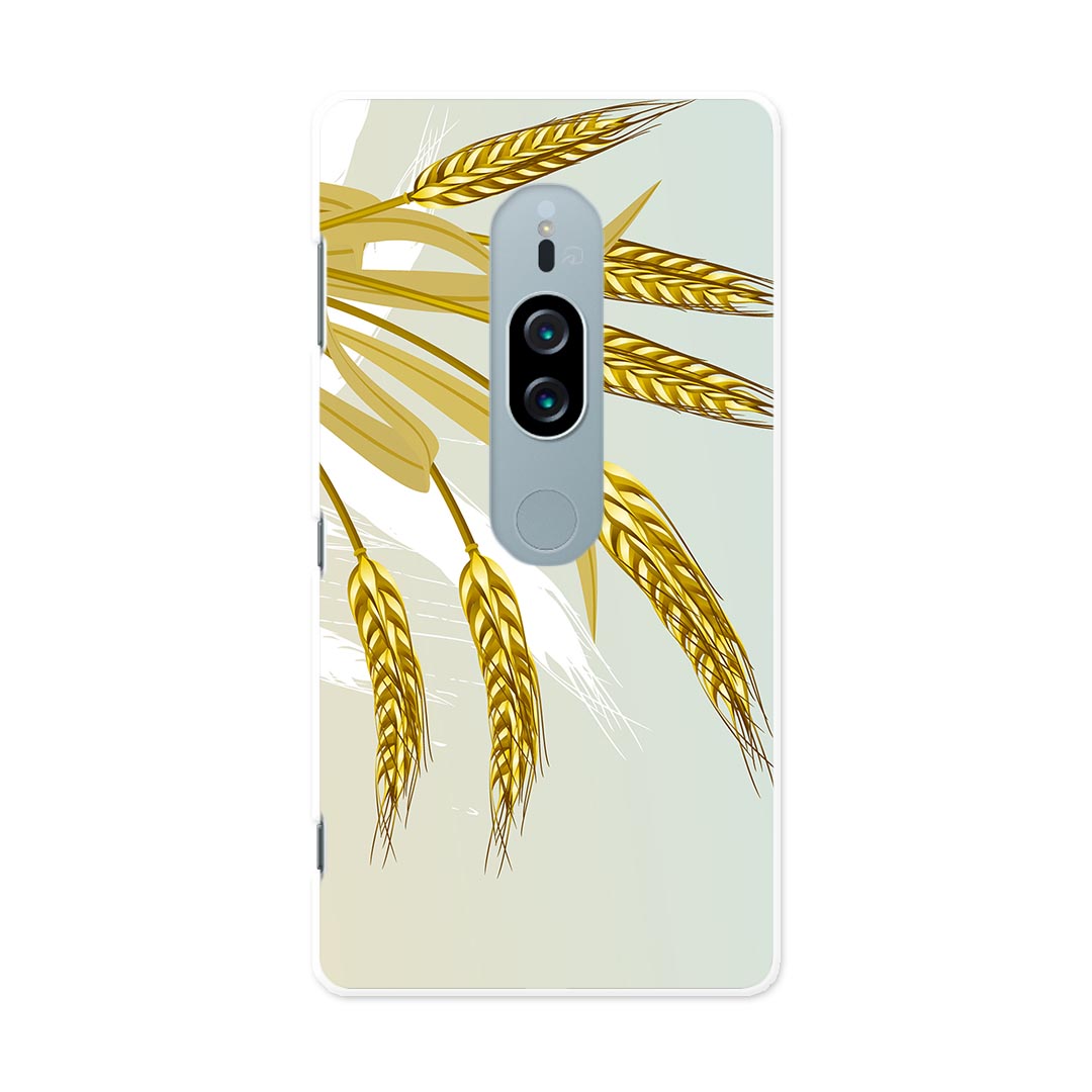 SOV38 Xperia XZ2 Premium エクスペリア エックスゼットツー プレミアム au エーユー スマホ カバー スマホケース スマホカバー PC ハードケース 001295 麦 秋 植物