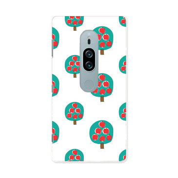 SOV38 Xperia XZ2 Premium エクスペリア エックスゼットツー プレミアム au エーユー スマホ カバー スマホケース スマホカバー PC ハードケース 010733 りんご 果物 果物
