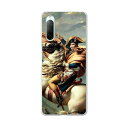 Xperia 10 II SOV43 エクスペリア 専用ソフトケース sov43 so41a 共通対応 スマホカバー カバー ケース tpu ソフト ケース 011472 イラスト ナポレオン 絵画(2)