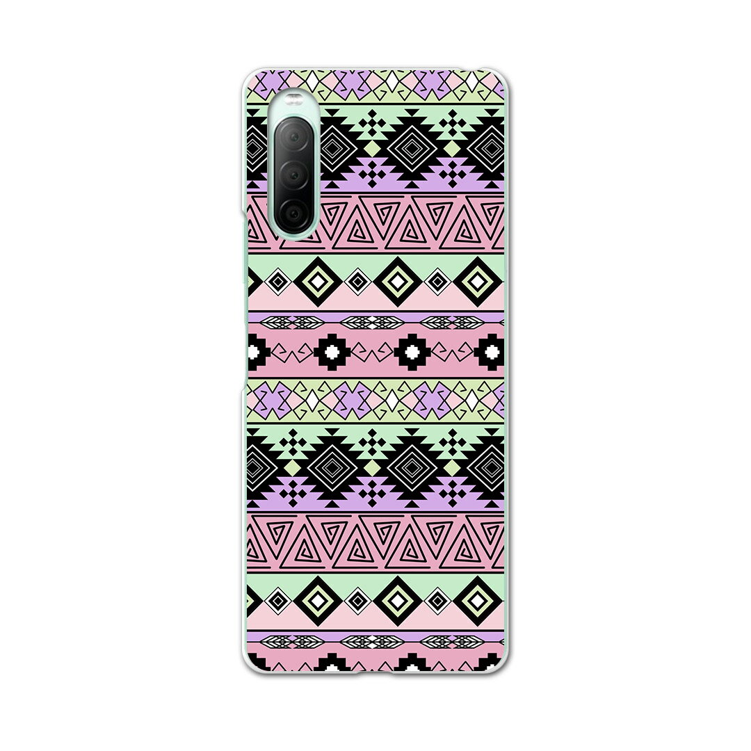 Xperia 10 II SO-41A 専用ハードケース sov43 so41a 共通対応 スマホカバー カバー ケース pc ハード ケース 014546 ネイティブ柄　模様