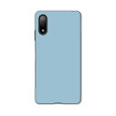 Xperia Ace II SO-41B エクスペリア ソニー SONY docomo ドコモスマホ カバー ケース スマホケース スマホカバー PC ハードケース 008976 シンプル 無地 青