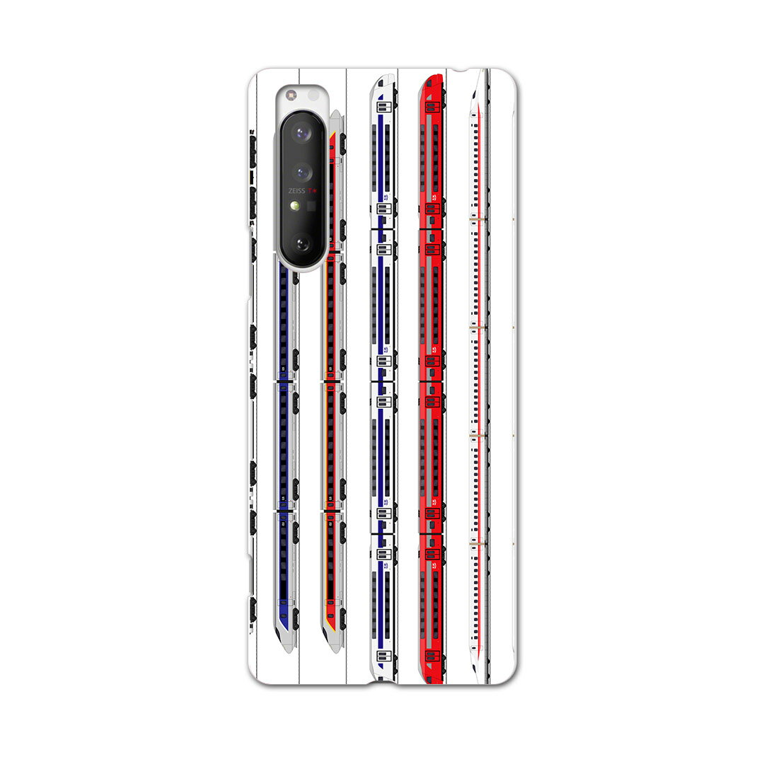 Xperia 1 II SO-51A エクスペリアワンマークツー so51a ドコモ docomo スマホ カバー ケース スマホケース スマホカバー PC ハードケース 013216 乗り物　新幹線　電車