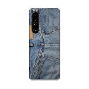 SO-51B Xperia 1 III エクスペリア ソニー SONY docomo ドコモスマホ カバー ケース スマホケース スマホカバー PC ハードケース 000192 ジーンズ おしゃれ ファッション