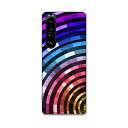 SO-51B Xperia 1 III エクスペリア ソニー SONY docomo ドコモスマホ カバー ケース スマホケース スマホカバー PC ハードケース 000514 ステンドグラス カラフル
