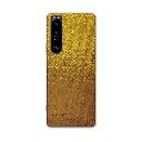 SOG03 SONY Xperia 1 III エクスペリア ソニー au エーユー スマホ カバー ケース スマホケース スマホカバー PC ハードケース 001939 ゴールド ギラギラ