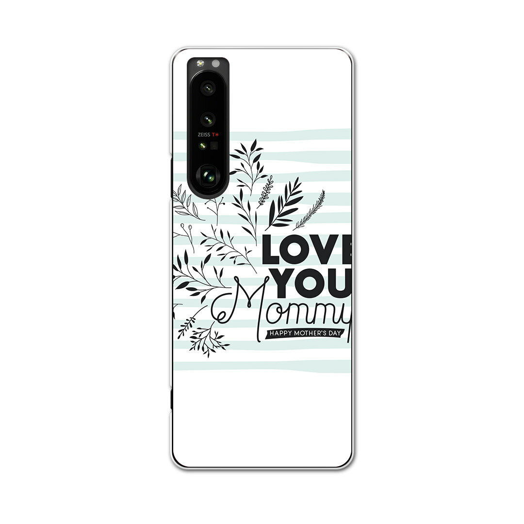 Mobile Phone Cases - SOG03 SONY Xperia 1 III エクスペリア ソニー au エーユー スマホ カバー ケース スマホケース スマホカバー PC ハードケース 015817 母の日　花　mother