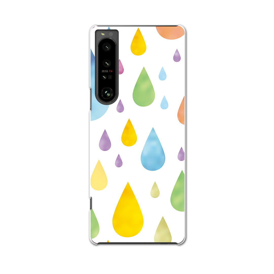 樂天商城 - Xperia 1 IV 専用ハードケース SO-51C / SOG06 / A201SO 共通対応 so51c igcase スマホカバー カバー ケース pc ハードケース 006840 雨　雫