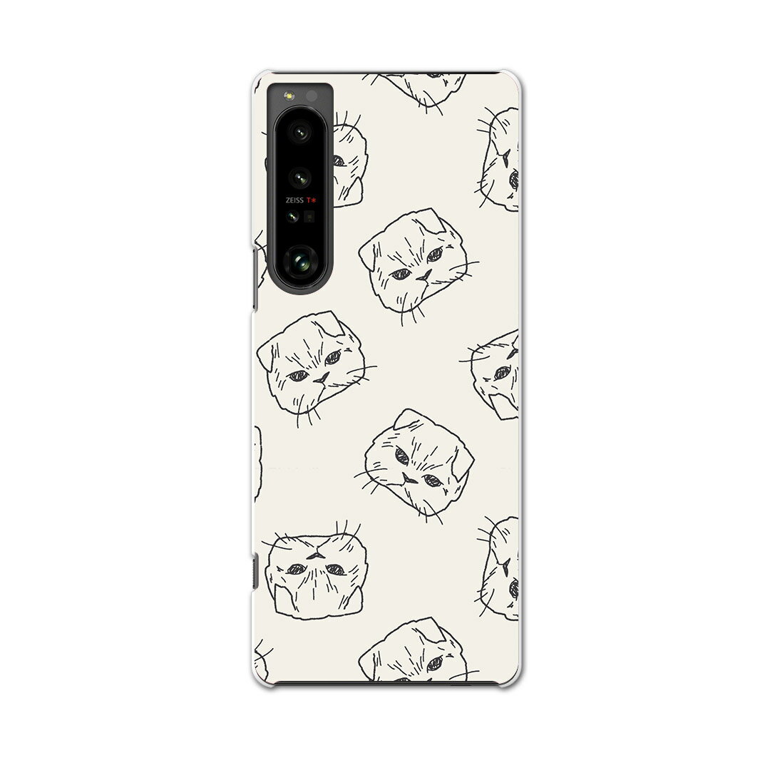 乐天商城 - Xperia 1 IV 専用ハードケース SO-51C / SOG06 / A201SO 共通対応 so51c igcase スマホカバー カバー ケース pc ハードケース 010694 猫　動物　イラスト