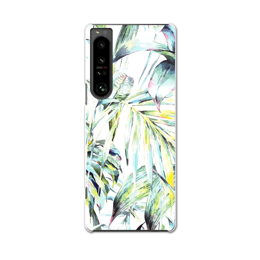 乐天商城 - Xperia 1 IV 専用ハードケース SO-51C / SOG06 / A201SO 共通対応 so51c igcase スマホカバー カバー ケース pc ハードケース 014664 リーフ　ボタニカル