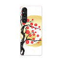 Xperia 1 V SO-51D SOG10 XQ-DQ44 専用 ケース 共通対応 so51d igcase スマホカバー カバー ケース pc ハードケース 015666 梅 花 植物(2)