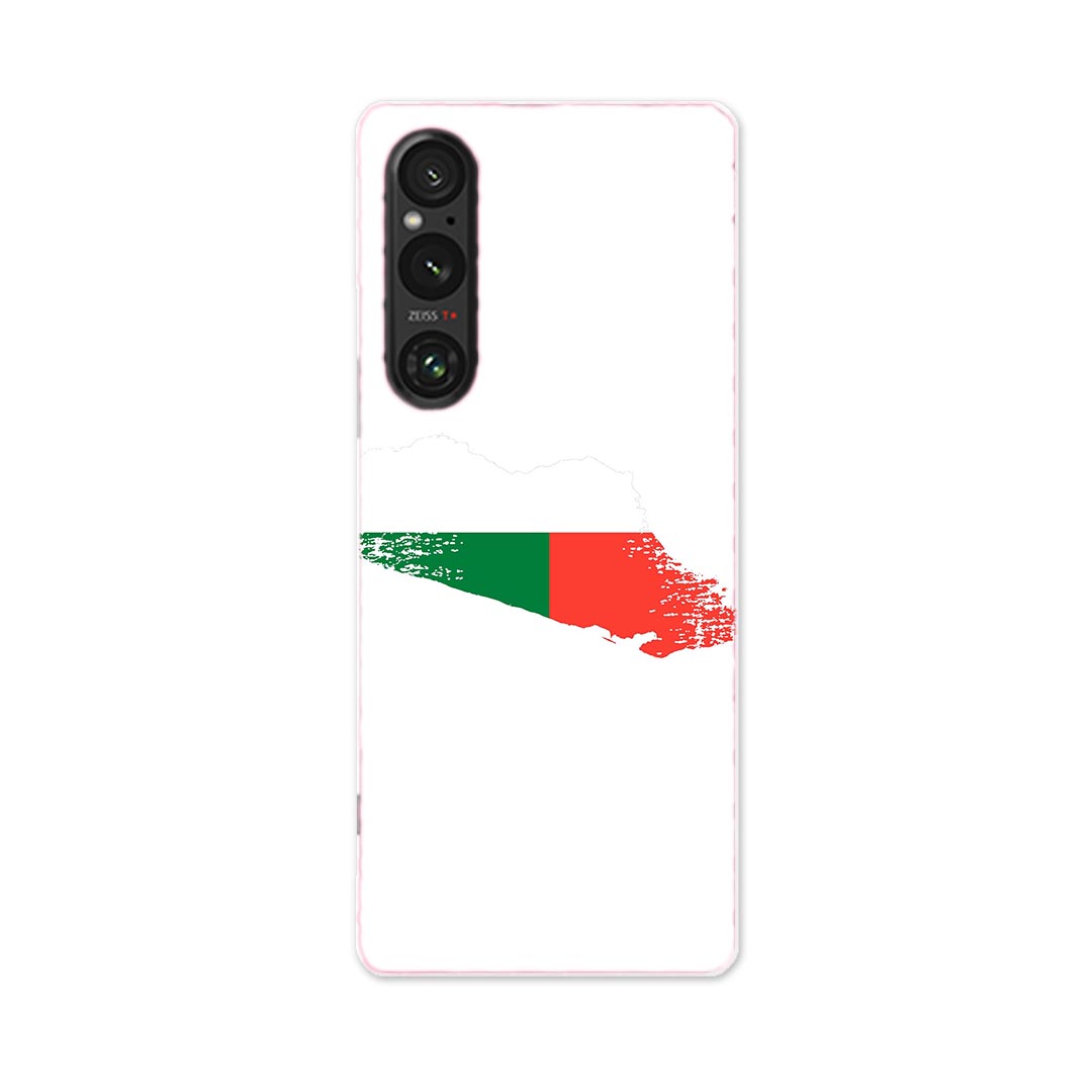 Xperia 1 V SO-51D SOG10 XQ-DQ44 専用 ケース 共通対応 so51d igcase スマホカバー カバー ケース pc ハードケース 018878 国旗 madagascar マダガスカル