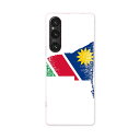 Xperia 1 V SO-51D SOG10 XQ-DQ44 専用 ケース 共通対応 so51d igcase スマホカバー カバー ケース pc ハードケース 018896 国旗 namibia ナミビア(2)