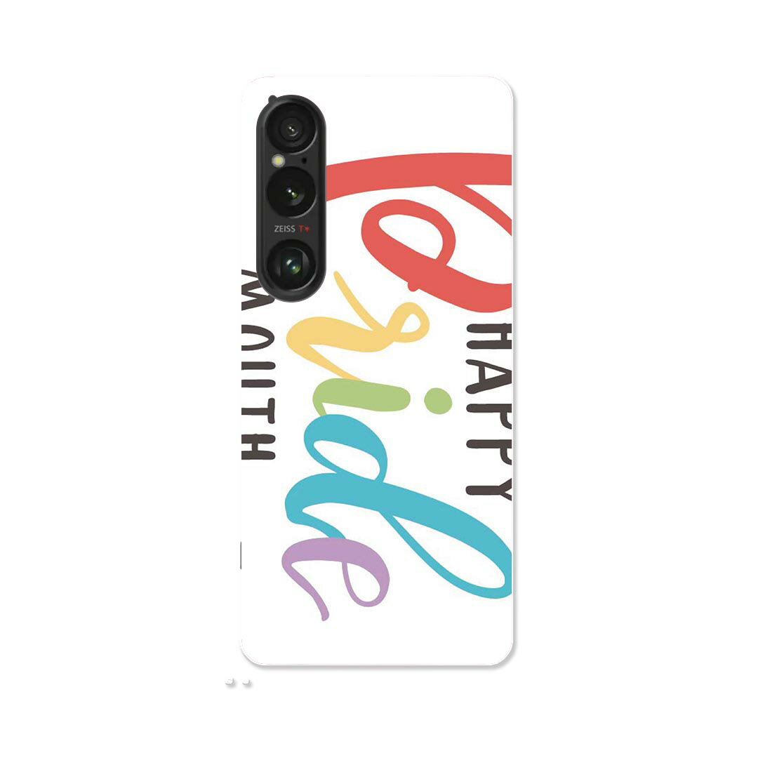 Xperia 1 VI 用 ハードケース SO-51E / SOG13 / A401SO 共通対応 ハード ケース so51e 対応 ケース カバー 031857 文字 プライド 誇り