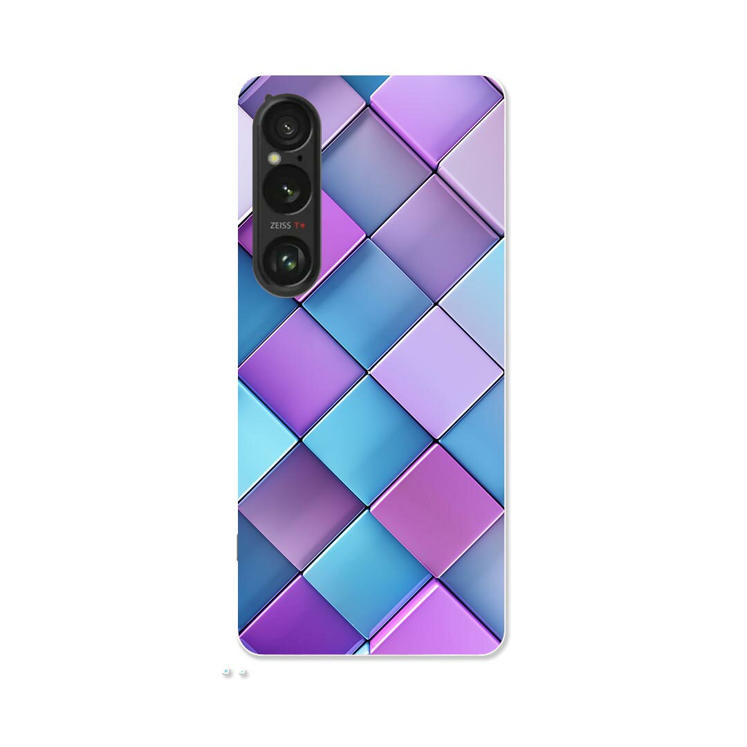 Rakuten - Xperia 1 VI 用 ハードケース SO-51E / SOG13 / A401SO 共通対応 ハード ケース so51e 対応 ケース カバー 006919 チェック　模様
