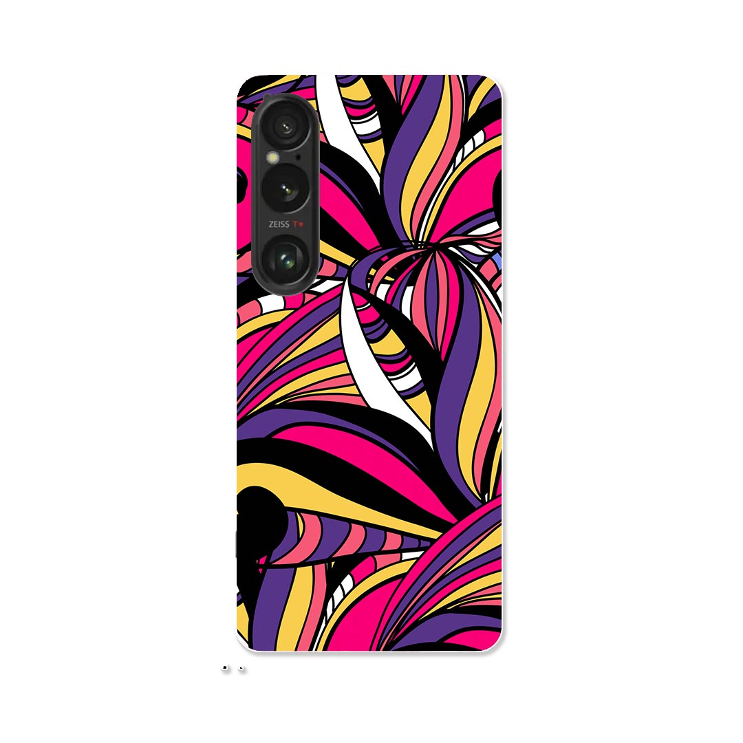 乐天商城 - Xperia 1 VI 用 ハードケース SO-51E / SOG13 / A401SO 共通対応 ハード ケース so51e 対応 ケース カバー 010622 アート　模様　カラフル