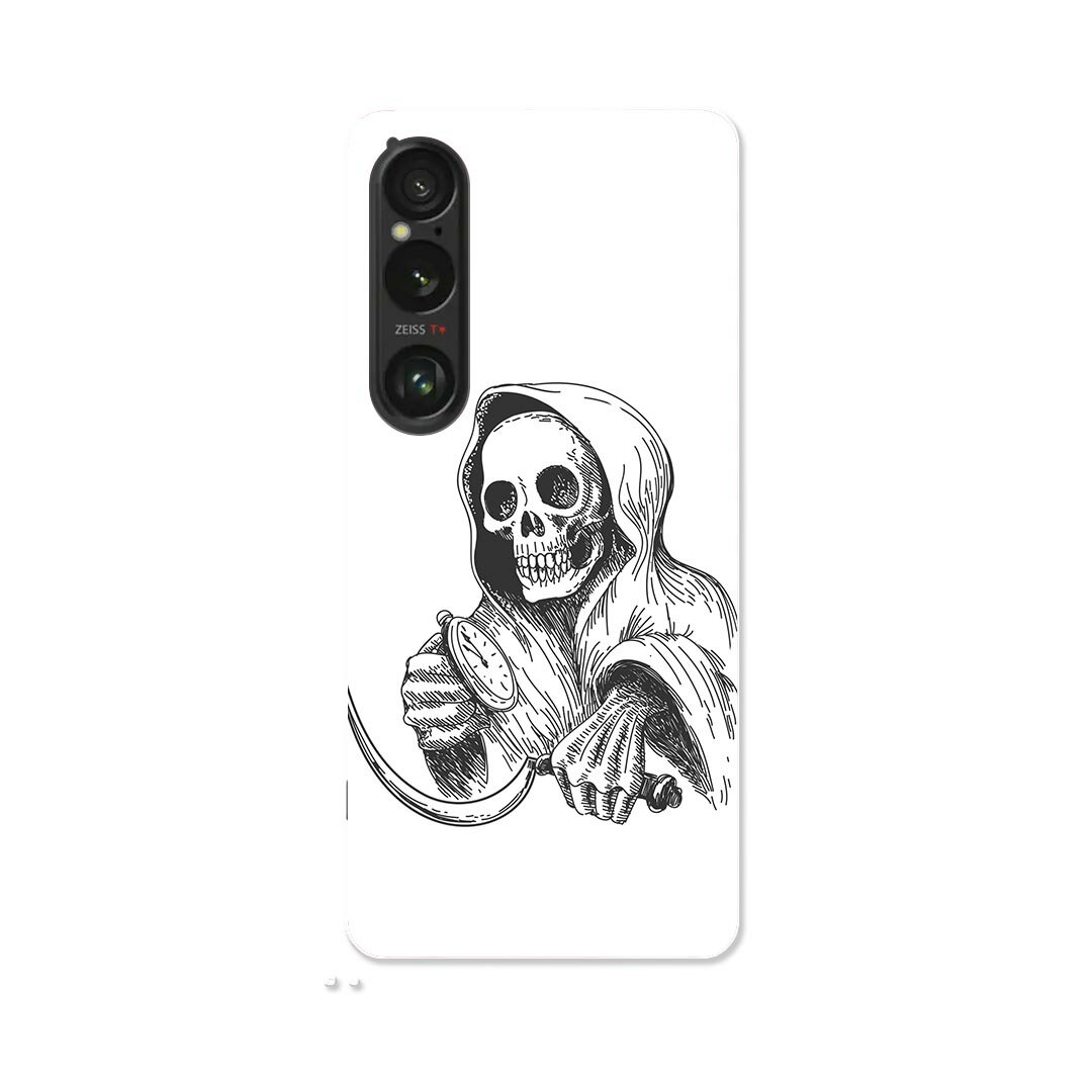 Rakuten - Xperia 1 VI 用 ハードケース SO-51E / SOG13 / A401SO 共通対応 ハード ケース so51e 対応 ケース カバー 011659 骸骨　ドクロ　死神