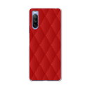 SO-52B Xperia 10 III 用 ハードケース 000277 チェック アーガイル トラッド