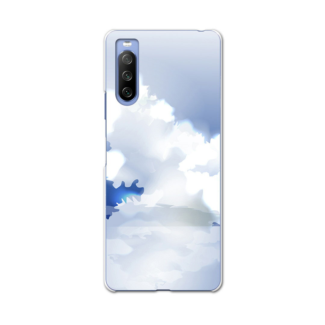 乐天商城 - SO-52B Xperia 10 III 用 ハードケース 001403 雲　太陽