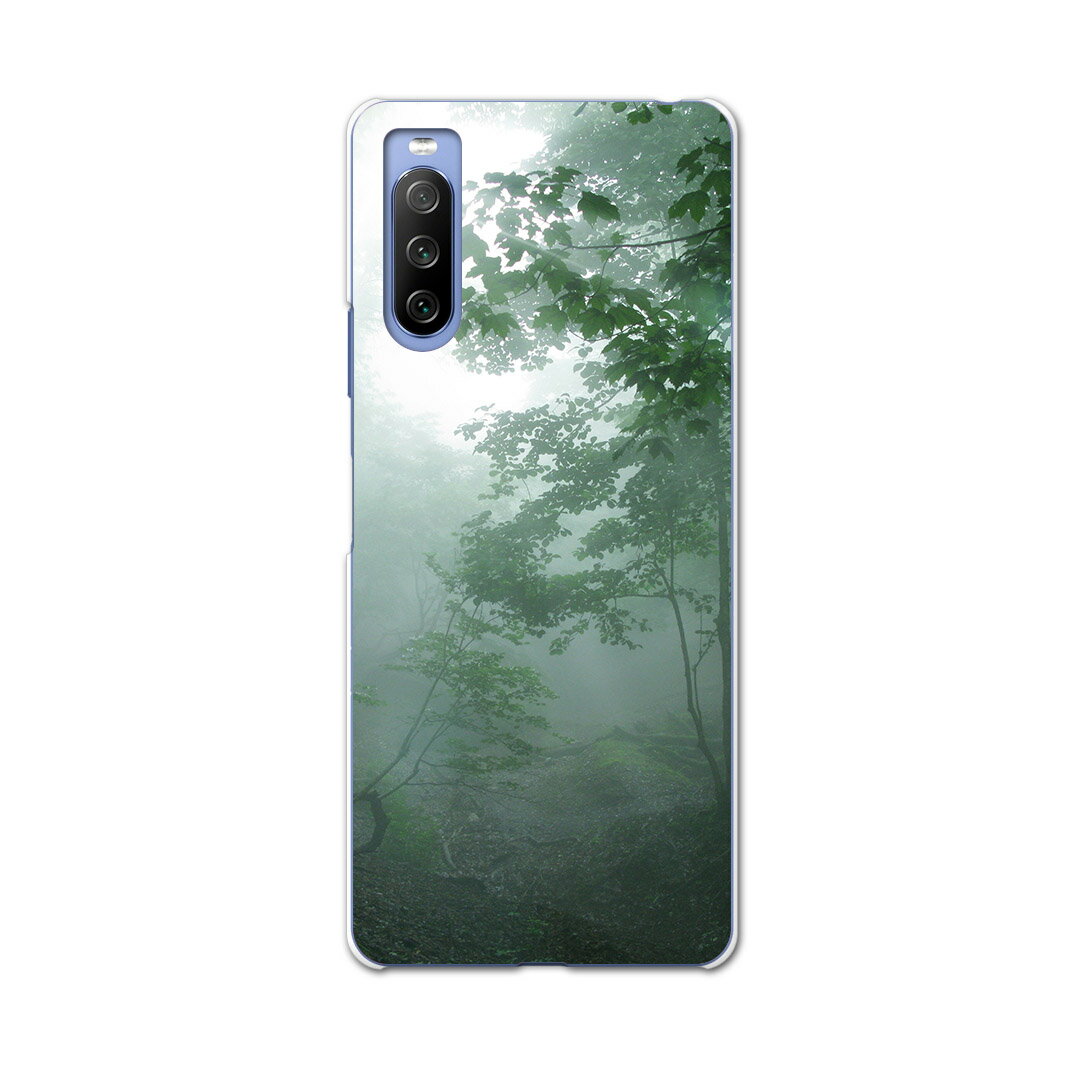 Rakuten - SOG04 SONY Xperia 10 III エクスペリア ソニー SONY au エーユー スマホ カバー ケース スマホケース スマホカバー PC ハードケース 005872 写真　森　緑