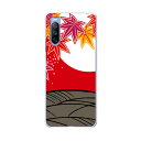 SO-52B Xperia 10 III 用 ハードケース 006159 秋 花札 月
