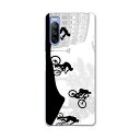 SO-52B Xperia 10 III 用 ハードケース 006527 自転車 人物