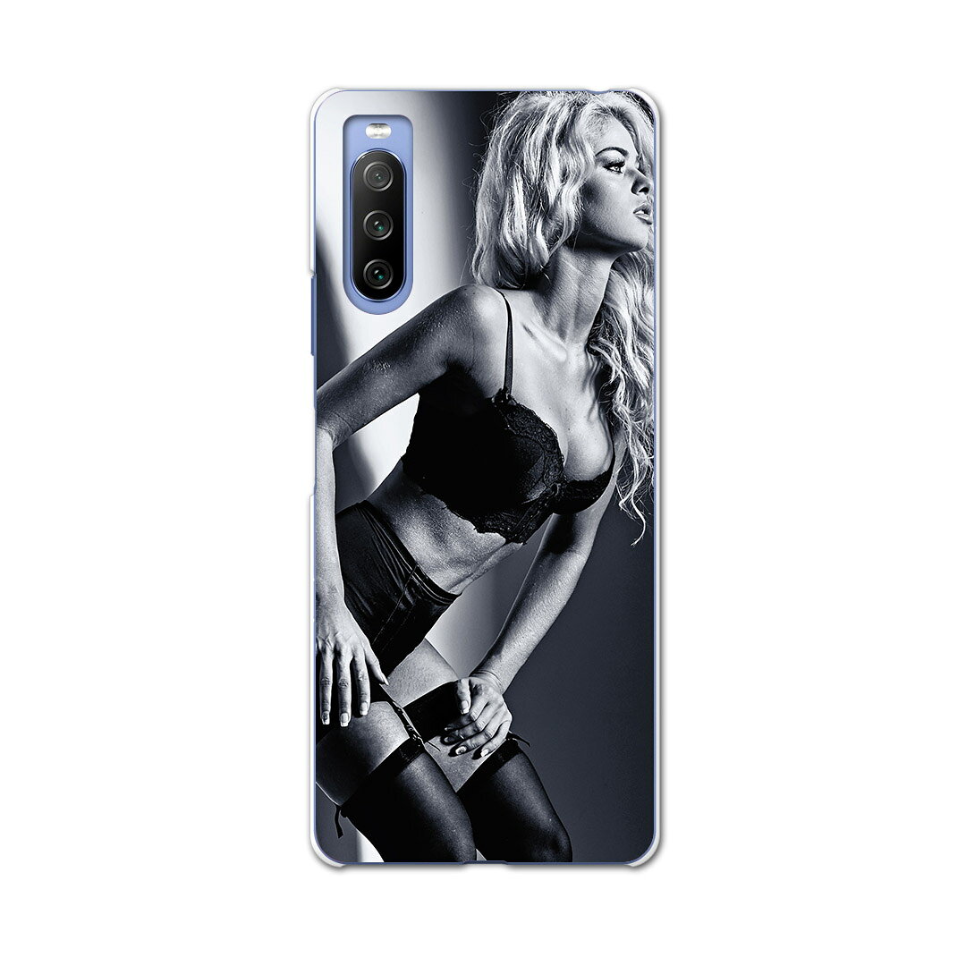 SOG04 SONY Xperia 10 III エクスペリア ソニー SONY au エーユー スマホ カバー ケース スマホケース スマホカバー PC ハードケース 012817 女性　　写真