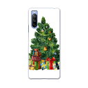 SOG04 SONY Xperia 10 III エクスペリア ソニー SONY au エーユー スマホ カバー ケース スマホケース スマホカバー PC ハードケース 015843 クリスマスツリー プレゼント 冬