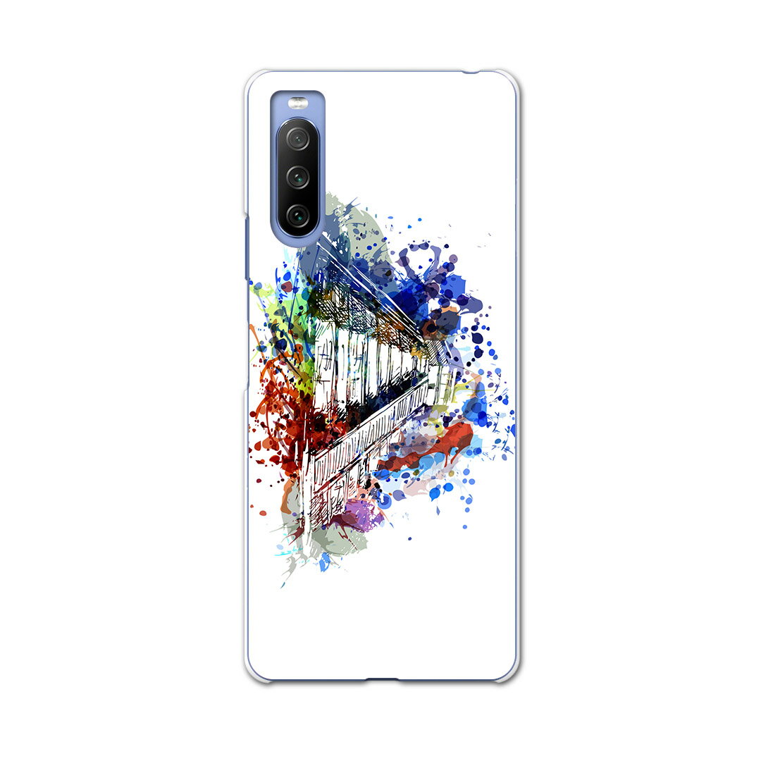乐天商城 - SO-52B Xperia 10 III 用 ハードケース 016159 ペイント　カラフル
