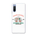 SO-52B Xperia 10 III 用 ハードケース 016247 車 キャンプ 英語