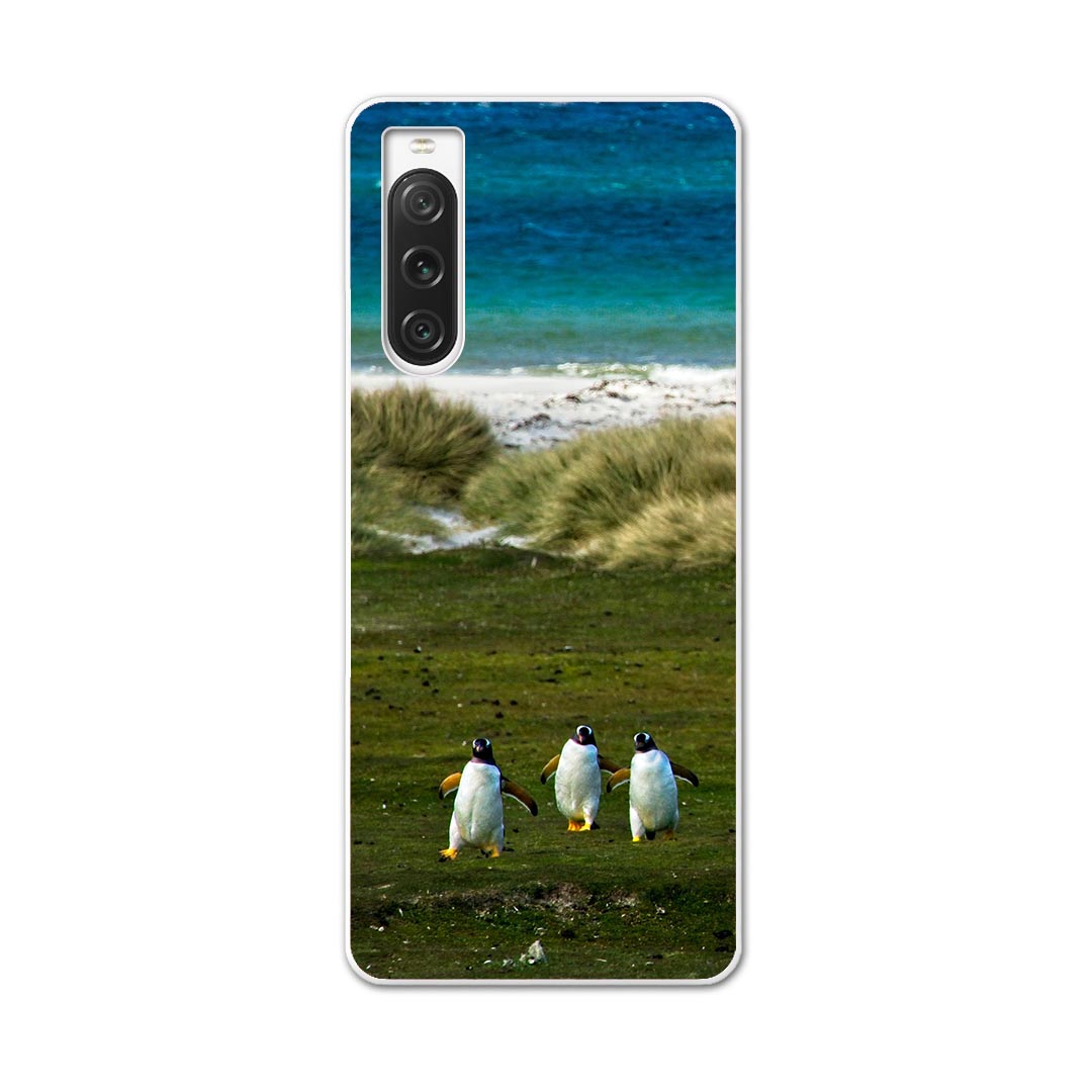 Xperia 10 V 用ハード ケース SO-52D / SOG11 / A302SO / XQ-DC44 各種対応 ケース カバー so52d ハードケース 022981 写真　景色　海　生き物(2.0)