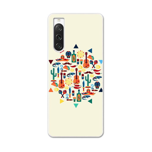 Xperia 10 V 用ハード ケース SO-52D / SOG11 / A302SO / XQ-DC44 各種対応 ケース カバー so52d ハードケース 010639 カラフル サボテン ネイティブ柄 Xperia 10 V 用ハード ケース SO-52D / SOG11 / A302SO / XQ-DC44 各種対応 ケース カバー so52d ハードケース 010639 カラフル サボテン ネイティブ柄