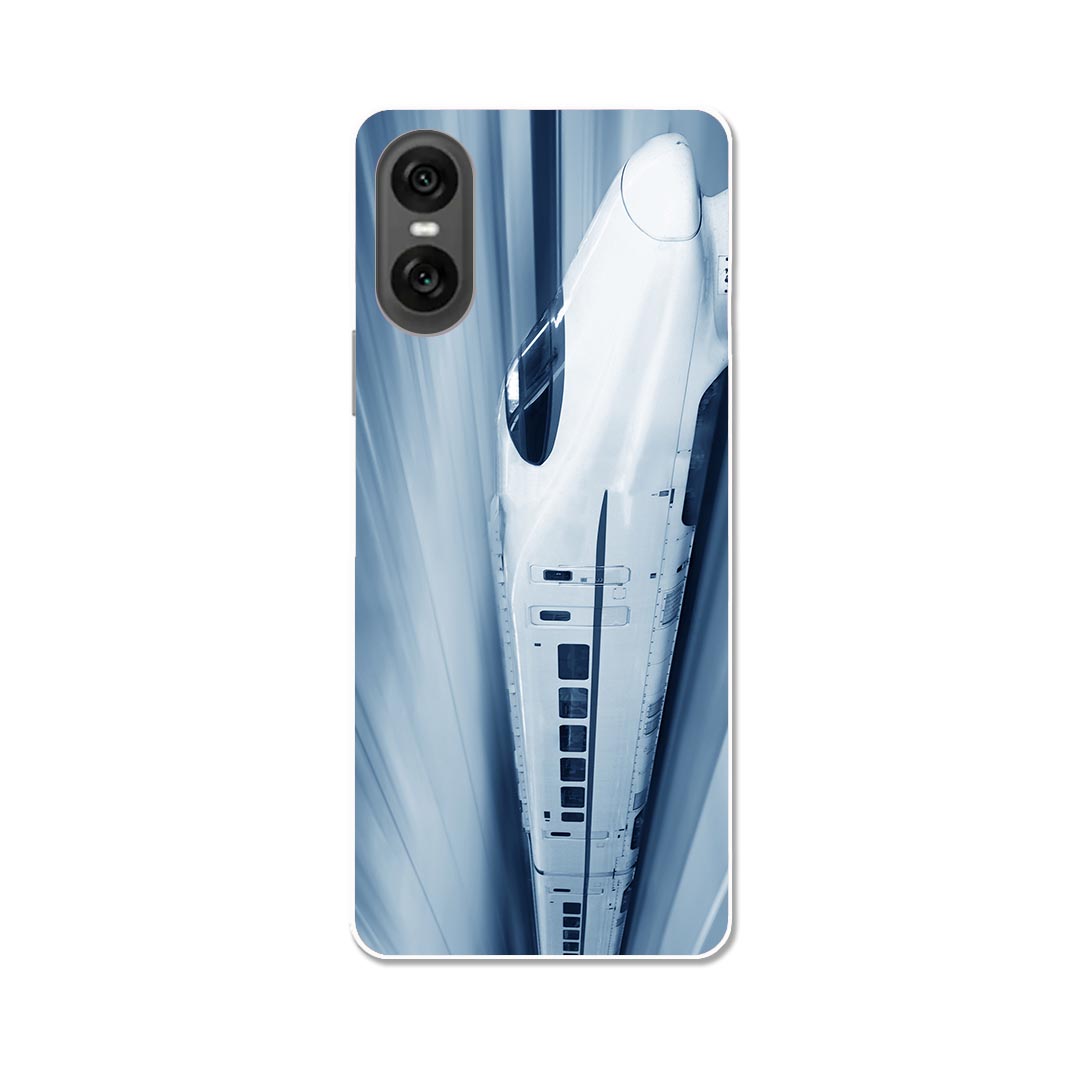 Xperia 10 VI 用 SO-52E / SOG14 / A402SO / 共通対応 ハード ケース so52e 対応 ケース カバー ハードケース 000868 新幹線
