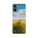 Xperia 10 VI 用 SO-52E / SOG14 / A402SO / 共通対応 ハード ケース so52e 対応 ケース カバー ハードケース 033644 菜の花畑