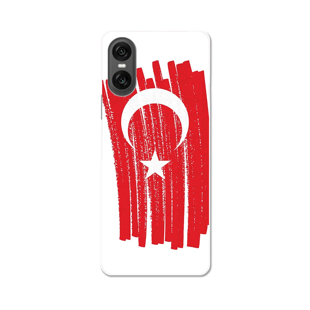 Xperia 10 VI 用 SO-52E / SOG14 / A402SO / 共通対応 ハード ケース so52e 対応 ケース カバー ハードケース 018586 turkey トルコ共和国