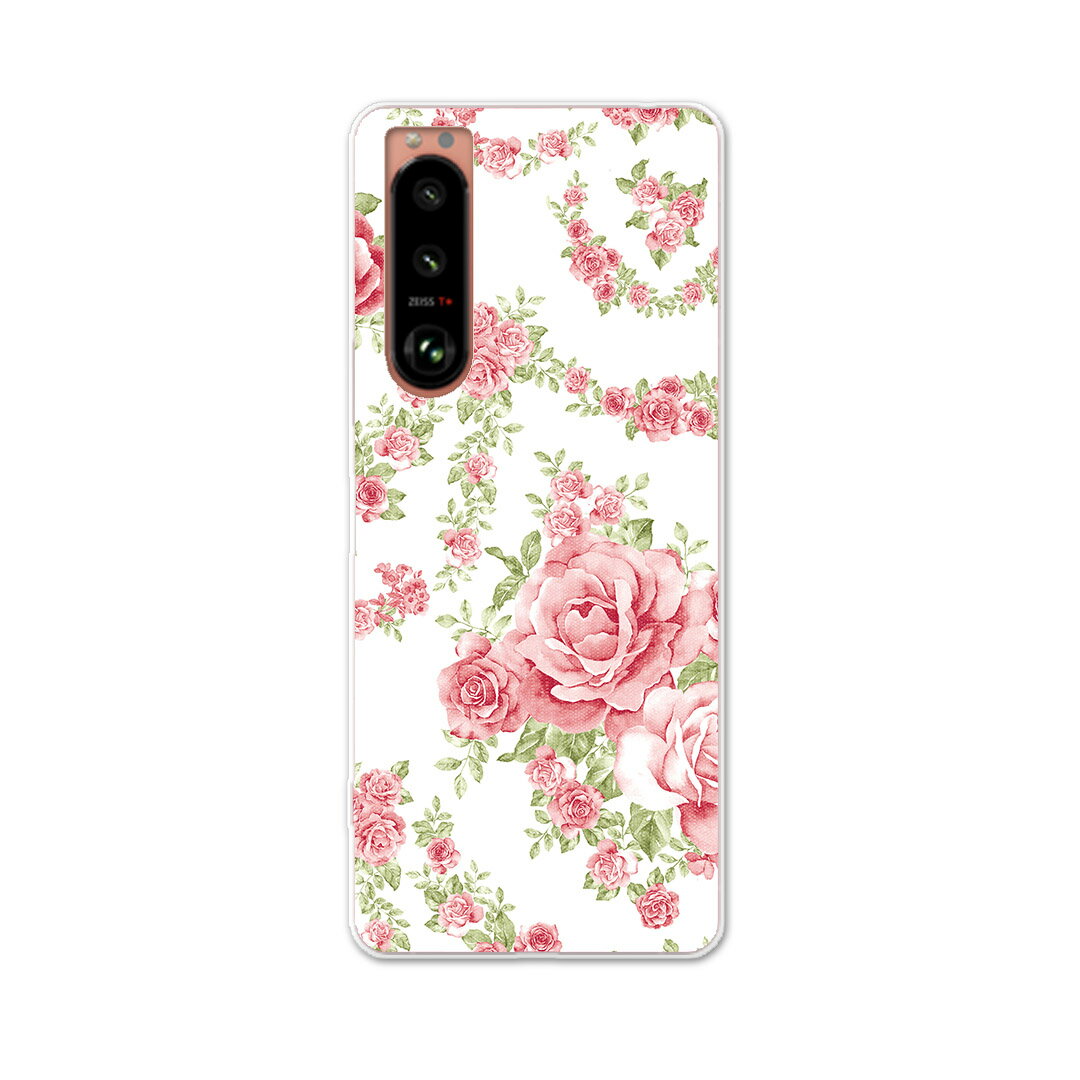 Xperia 5 III エクスペリア SO-53B SOG05 共通対応 専用ハードケース so53b igcase スマホカバー カバー ケース pc ハードケース 006882 フラワー 花　フラワー　模様