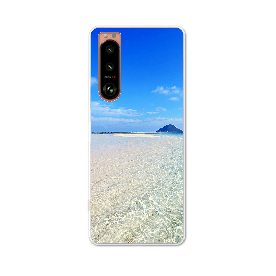 樂天商城 - Xperia 5 III エクスペリア SO-53B SOG05 共通対応 専用ハードケース so53b igcase スマホカバー カバー ケース pc ハードケース 011362 海　ビーチ　夏