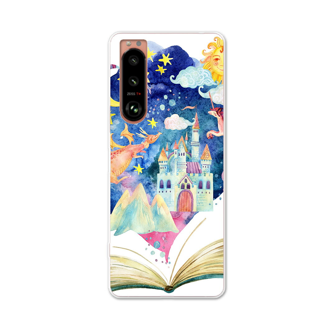 Rakuten - Xperia 5 III エクスペリア SO-53B SOG05 共通対応 専用ハードケース so53b igcase スマホカバー カバー ケース pc ハードケース 014577 絵本　夜空　ユニコーン