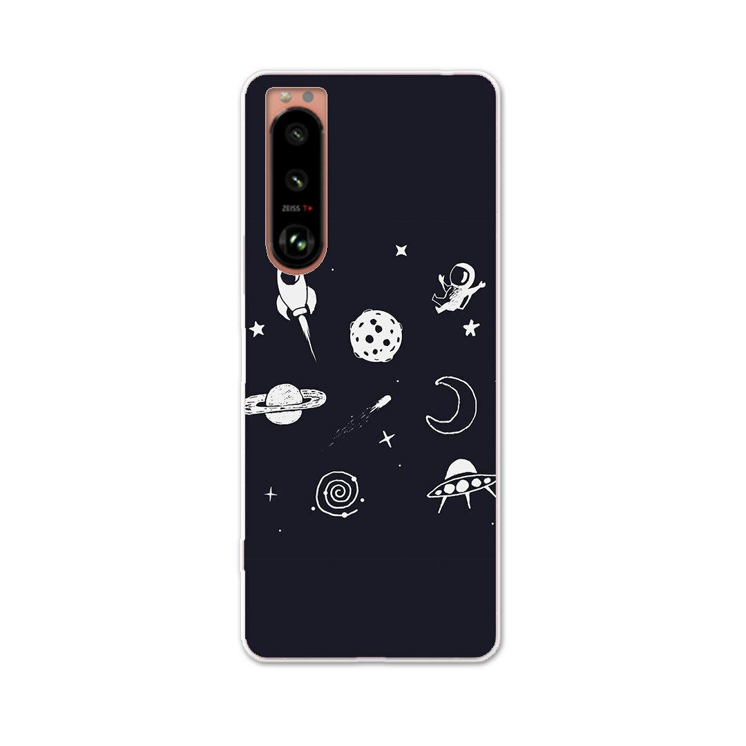 Mobile Phone - Xperia 5 III エクスペリア SO-53B SOG05 共通対応 専用ハードケース so53b igcase スマホカバー カバー ケース pc ハードケース 016026 宇宙　地球　星