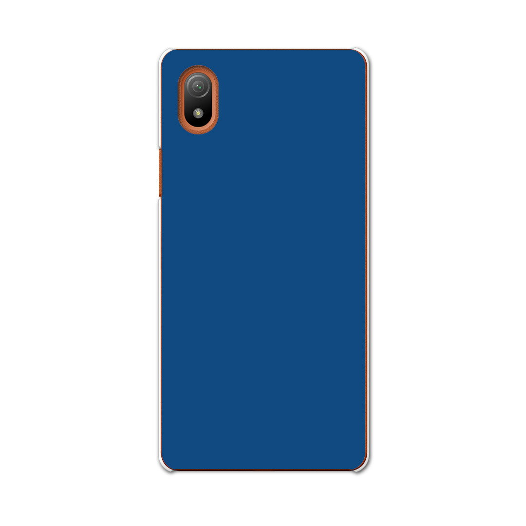 Xperia Ace III 専用ハードケース SO-53C SOG08 共通対応 so53c igcase スマホカバー カバー ケース pc ハードケース 009008 シンプル　無地　青