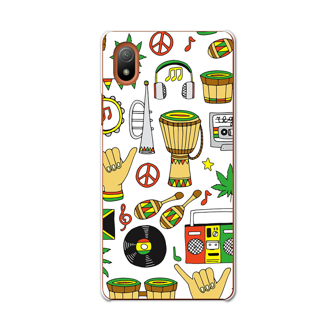 Xperia Ace III 専用ハードケース SO-53C SOG08 共通対応 so53c igcase スマホカバー カバー ケース pc ハードケース 010915 レゲエ　音楽　ミュージック
