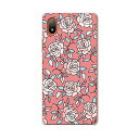 Xperia Ace III 専用ハードケース SO-53C SOG08 共通対応 so53c igcase スマホカバー カバー ケース pc ハードケース 012181 花 花柄 バラ(2)