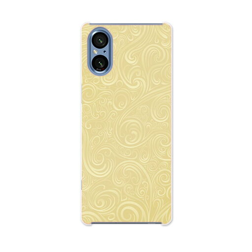 SONY Xperia 5 V 用 Xperia 5 V SO-53D SOG12 XQ-DE44 用 ハードケース 001950 模様 黄色 シンプル SONY Xperia 5 V 用 Xperia 5 V SO-53D SOG12 XQ-DE44 用 ハードケース 001950 模様 黄色 シンプル