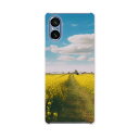 SONY Xperia 5 V 用 Xperia 5 V SO-53D SOG12 XQ-DE44 用 ハードケース 033644 菜の花畑