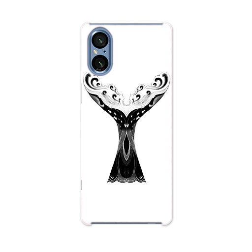SONY Xperia 5 V 用 Xperia 5 V SO-53D SOG12 XQ-DE44 用 ハードケース 014581 クジラ しっぽ SONY Xperia 5 V 用 Xperia 5 V SO-53D SOG12 XQ-DE44 用 ハードケース 014581 クジラ しっぽ