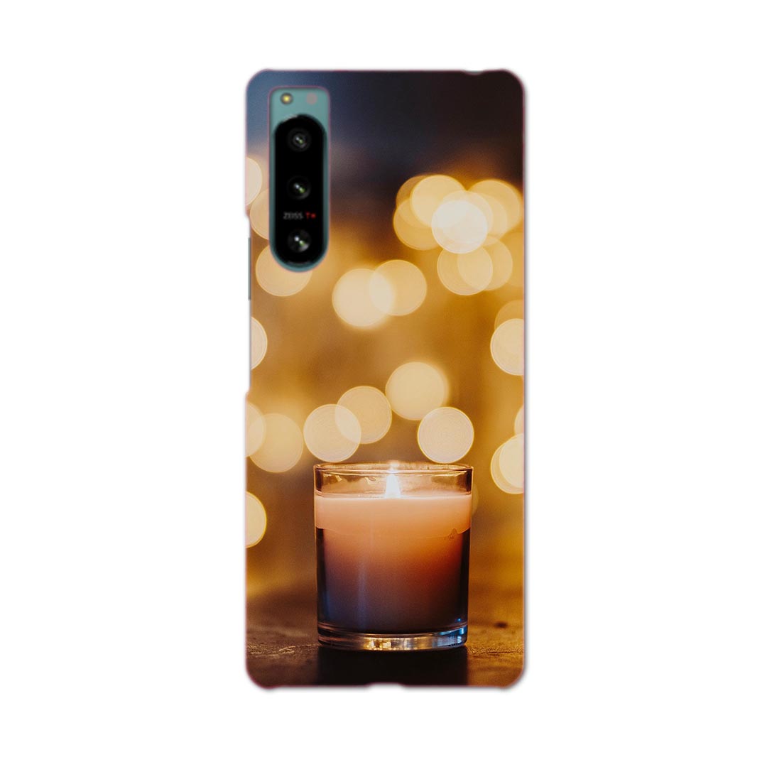 Xperia 5 IV 専用ハードケース SO-54C / SOG09 / A204SO 共通対応 so54c igcase スマホカバー カバー ケース pc ハードケース 023066 キャンドル 写真