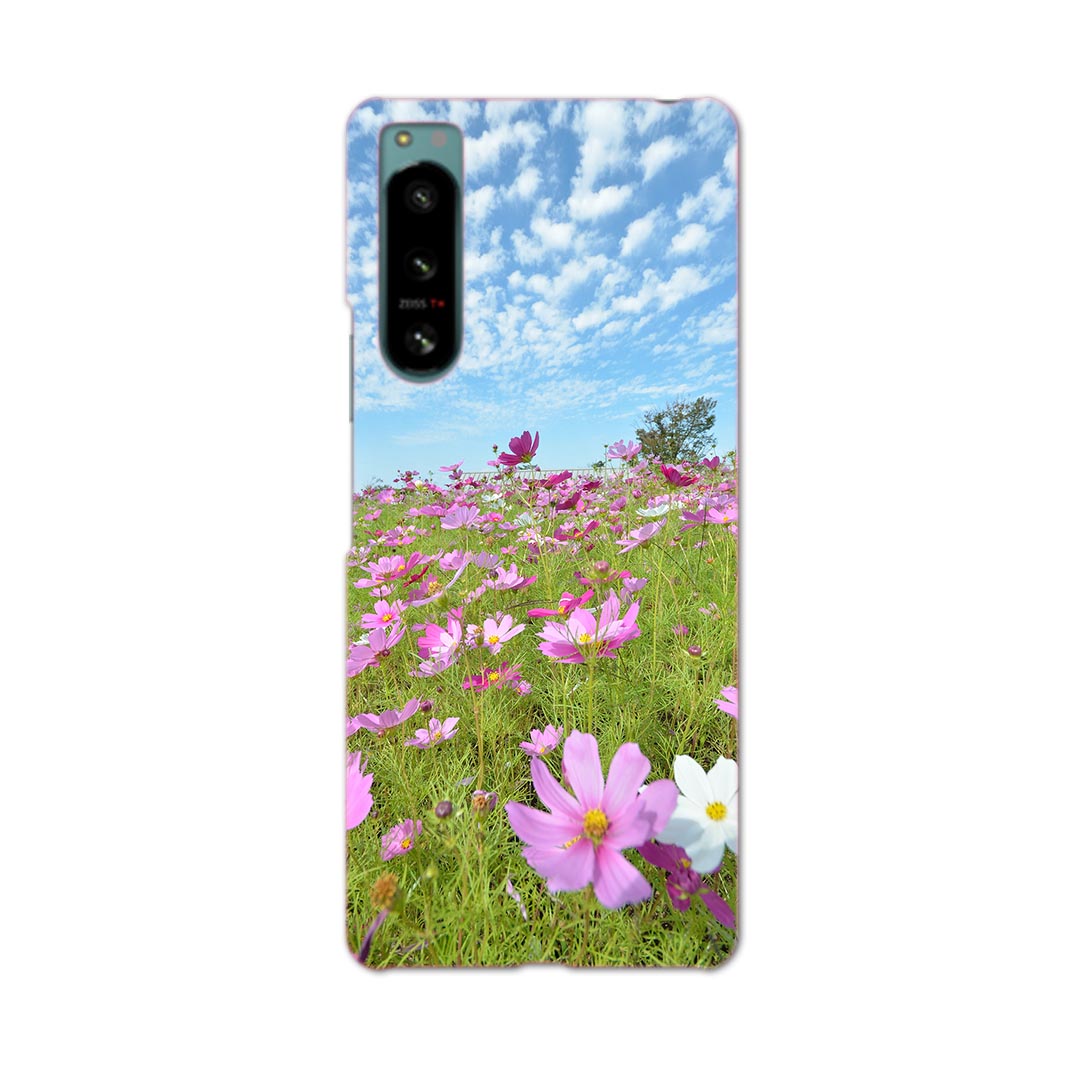 乐天商城 - Xperia 5 IV 専用ハードケース SO-54C / SOG09 / A204SO 共通対応 so54c igcase スマホカバー カバー ケース pc ハードケース 005394 写真　花　　空