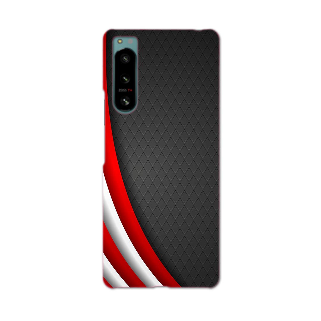 Xperia 5 IV 専用ハードケース SO-54C / SOG09 / A204SO 共通対応 so54c igcase スマホカバー カバー ケース pc ハードケース 008413 赤 レッド 黒 ブラック